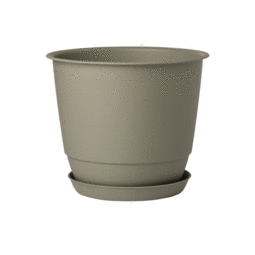 Pot Rond JOY 50 cm avec soucoupe – 49,8 L - Vert Kaki