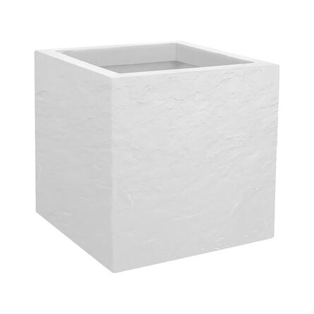 Pot carré VOLCANIA´UP 30cm décor pierre - 21L