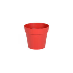 Pot Rond TOSCANE  15 cm - 1,6 L - Rouge Rubis