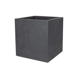 Pot carré 40 cm Basalt – 31L - Gris anthracite