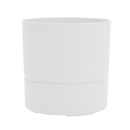 Pot rond d'intérieur Ø28,5 cm Aquaduo 11,6 L blanc ivoire
