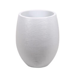 Pot EGG GRAPHIT 50 cm - 53L - Blanc Cérusé