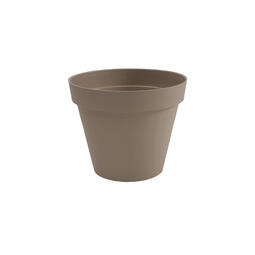 Pot TOSCANE Ø 25 cm taupe - 6 L