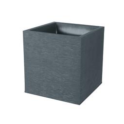 Pot carré GRAPHIT 40cm  gris anthracite  - 31 L