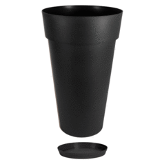 Vase Rond Haut TOSCANE XXL avec soucoupe - 90 L