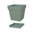 Pot Carré TOSCANE 32 cm avec soucoupe - 22 L