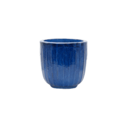 Pot en céramique émaillée HAPY - 26L - Bleu