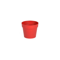 Pot Rond TOSCANE 13 cm - 1,1 L - Rouge Rubis