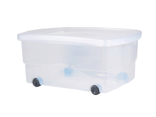 Acan Tradineur Boîte à Roulettes Avec Couvercle En Plastique, 18,5 X