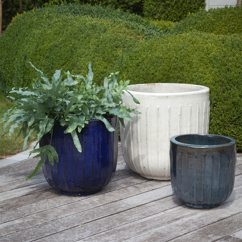 Grand Jardin Pot De Fleur en Céramique Intérieur Et Extérieur