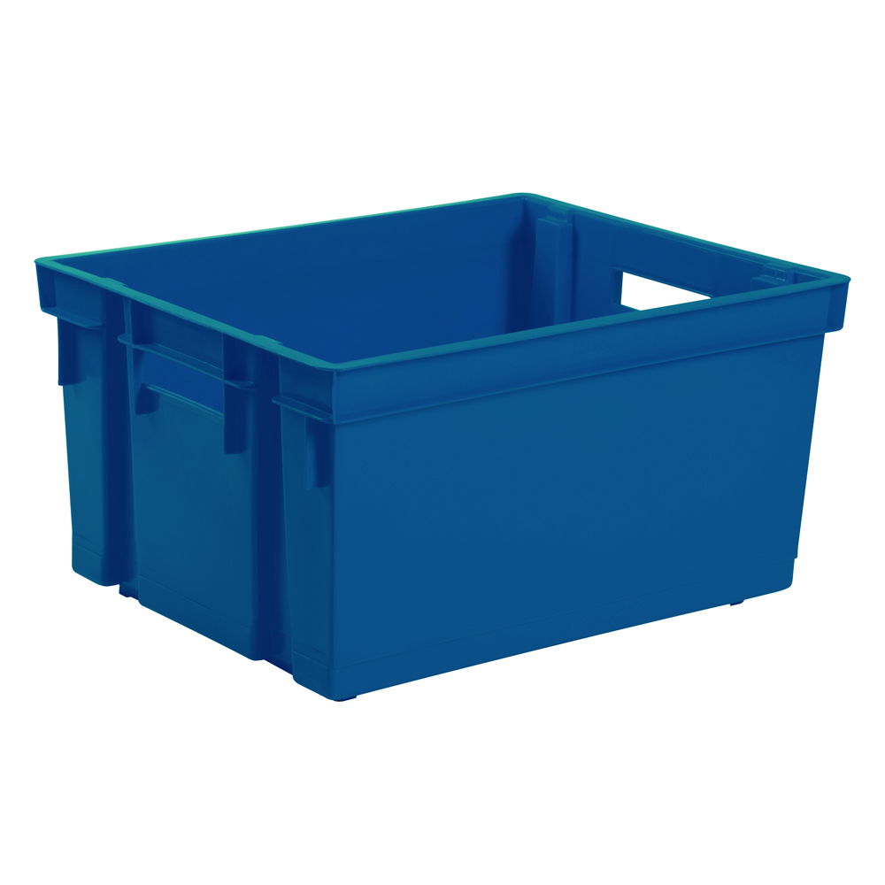 LOT DE 10 bacs de rangement verts 30 Litres