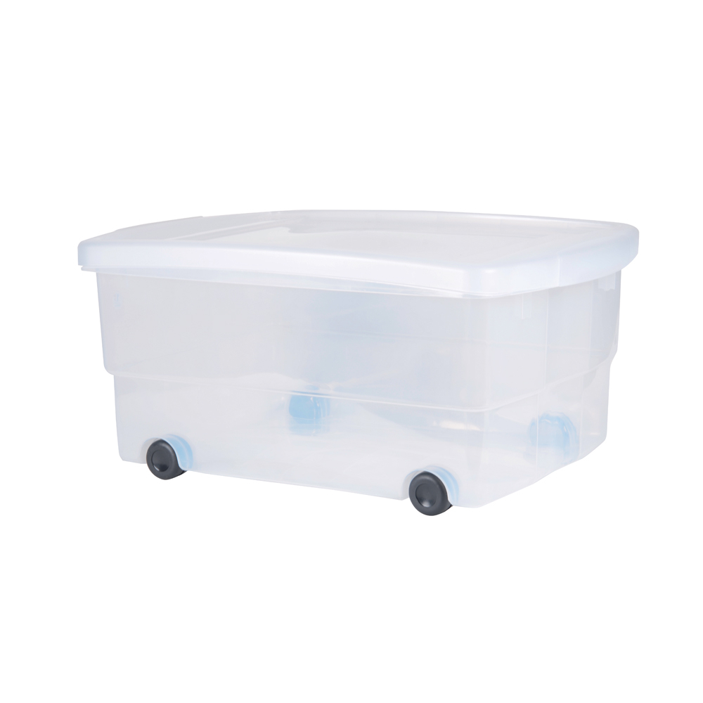 Grande Boîte boite de rangement 80 litres transparente