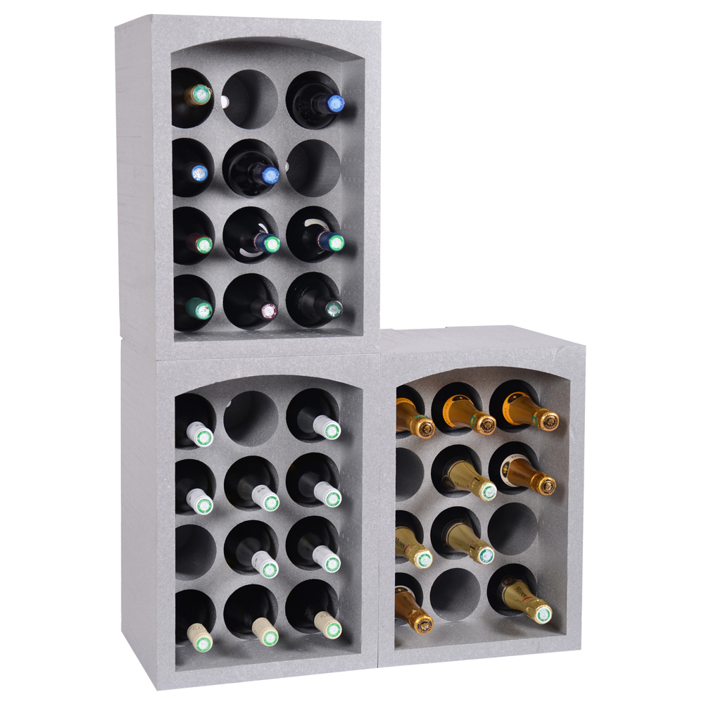 Porte-Bouteille Pliable 6 Trous,Casier à Bouteilles Plastique étagère à  Bouteille De Vin Portable Porte-Bocal à Bière Portable,Porte Bouteille  étagère