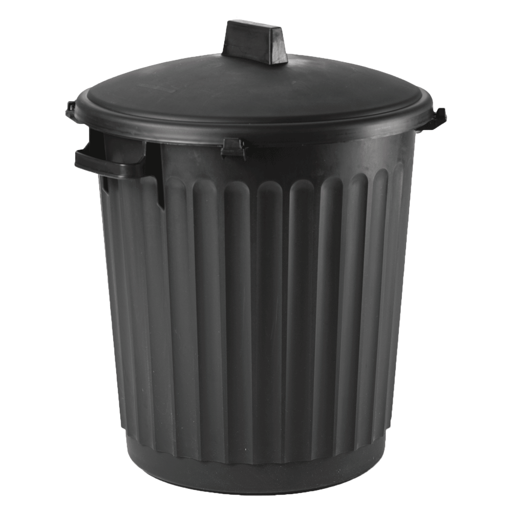 Poubelles d'extérieur - voirie  Poubelle d'immeuble avec couvercle - 80 L