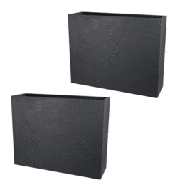 Test Des Jardinières Sur Pieds AubryGaspard : Bois Et Métal En Lot De 2